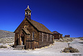 This church was a very popular photograhic subject while I was in Bodie. Bodie, CA. 'Nikon F100 35mm SLR' (Click for larger view)