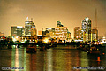 Night view of the city across the harbor. San Diego, CA 'Nikon F100 35mm SLR' (Click for larger view)