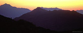 Another shot looking almost directly into the sunset. This time though I used a longer lens so that I could select just a portion of the mountain scene. I also wanted to give the silhouette appearance to the mountains so I let the dark mountains fall into the shadows. Phoenix, AZ. 'Nikon F100 35mm SLR' (Click for larger view)