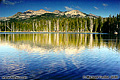 Reflections across the water at mid-day, Wright's Lake, CA 'Nikon F100 35mm SLR' (Click for larger view)