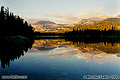 Mountain at sunset. Wright's Lake, CA 'Nikon F100 35mm SLR' (Click for larger view)