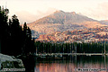 Mountain at sunset. Wright's Lake, CA 'Nikon F100 35mm SLR' (Click for larger view)