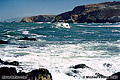 Again in this fifth photo in the Pacifica series you can see several surfers. One is standing in the center of the photo. You will probably need to click on this image to view the larger version in order to see the surfers. Pacifica, CA. 'Nikon F100 35mm SLR' (Click for larger view)