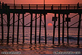 Just after sunset when the lights come on the pier takes on a completely different look. Oceanside, CA 'Minolta X700 35mm SLR' (Click for larger view)