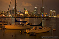 Activity moves from the boats during the day to the city at night. San Diego, CA 'Nikon D70 Digital SLR' (Click for larger view)