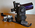 Telescope ready to be mounted to tripod (Click for larger view)