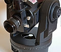 Back of telescope with T-mount tube attached (Click for larger view)