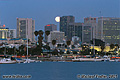 This next series of four picture shows San Diego across the harbor as the evening progresses into night. San Diego, CA 
(scanned from a slide) 'Nikon F100 35mm SLR' (Click for larger view)