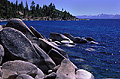 This shot of Lake Tahoe was taken on the Nevada side of the lake at mid-day. I call this shot 'Tahoe Blue' and yes the water really is that blue. Lake Tahoe, NV 'Nikon F100 35mm SLR' (Click for larger view)