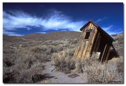 Bodie Outhouse (Click for larger view)