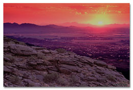 Sunset At South Mountain Park (Click for larger view)