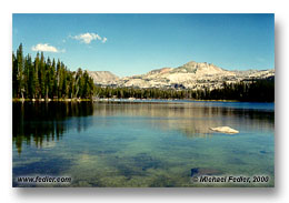 Mid morning on Wright's Lake (Click for larger view)