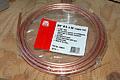 Copper tube used for the radiating element (Click for larger view)
